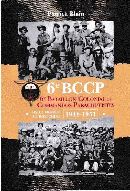Couverture : 6e Bataillon colonial de commandos parachutistes