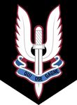 Insigne de béret du 1er RPIMa, héritier des SAS